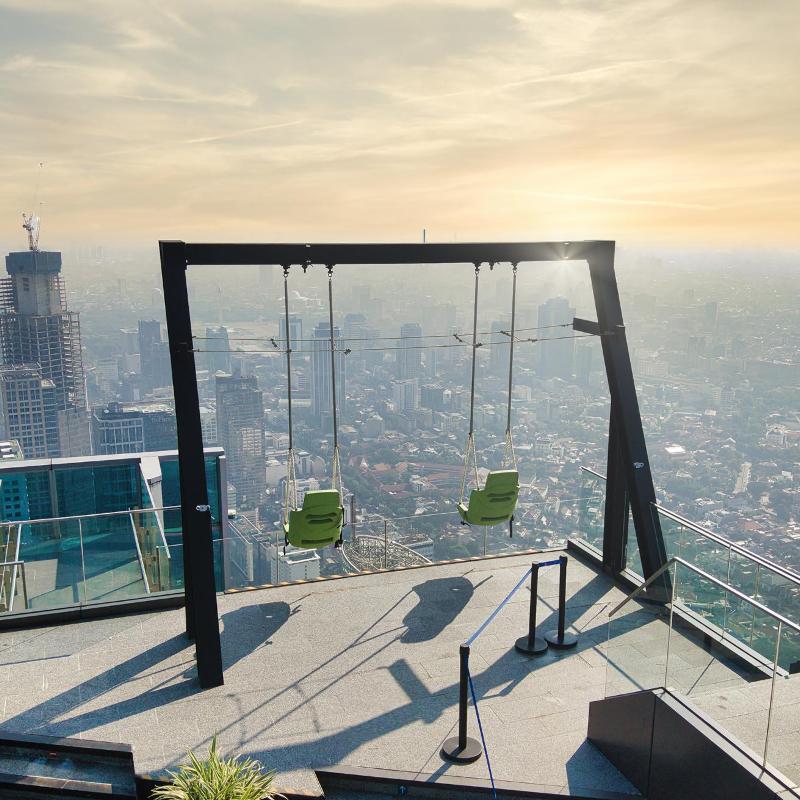 Up at Thamrin Nine Observatory Deck in Jakarta photo 4